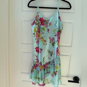 Floral Chemise in Mint Green